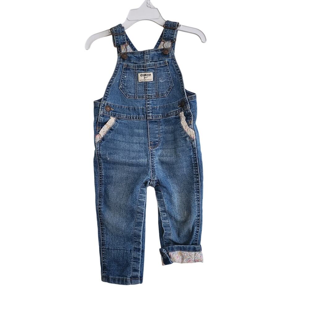 12M OshKosh B'gosh denim overalls